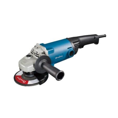 صاروخ DONG CHENG DSM02-125B بقدرة 1200 وات وقرص 125 مم 5 بوصة بتصميم يد طويلة وسرعة 11800 لفة في الدقيقة.