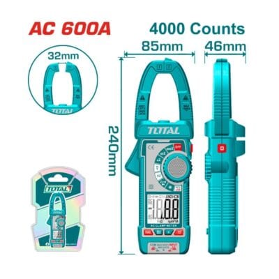 بنسة امبير 600 امبير AC ( كلامب )توتال