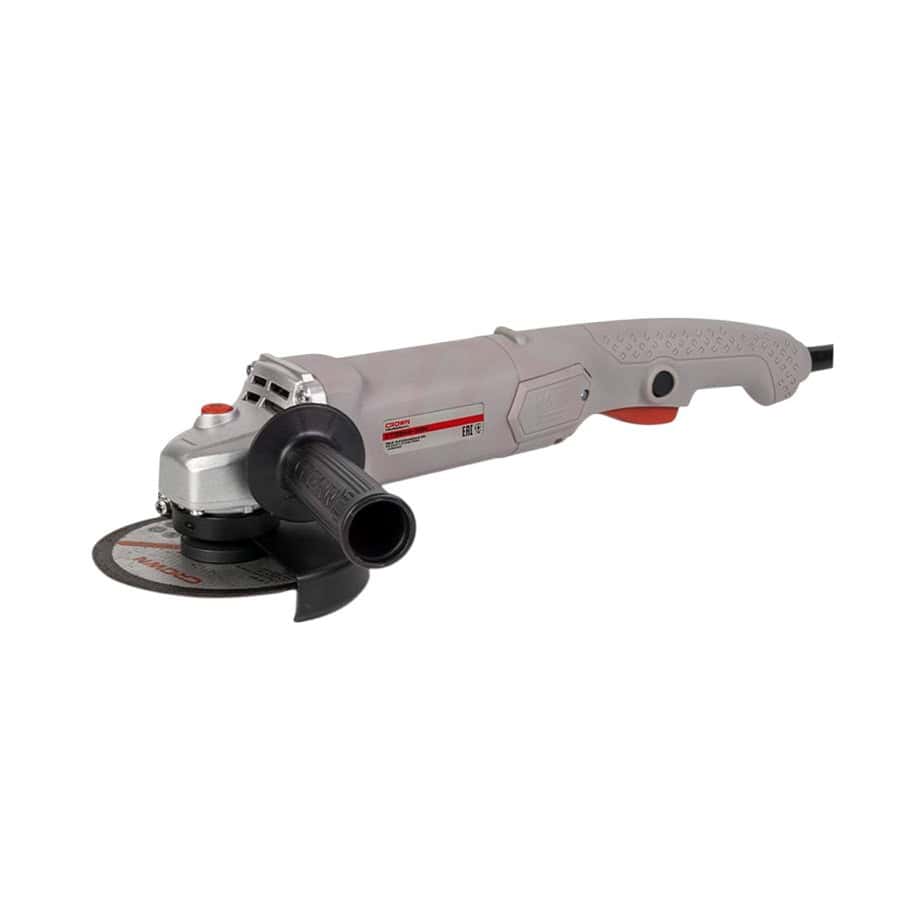 صاروخ قطعية CROWN CT13649-125N بقدرة 710 وات وقرص 5 بوصة (125 مم)، يتميز بتصميم يد طويلة يوفر تحكمًا أفضل، مناسب لقطع المعادن والجلخ والصنفرة وأعمال الحدادة والصيانة والاستخدام الاحترافي.