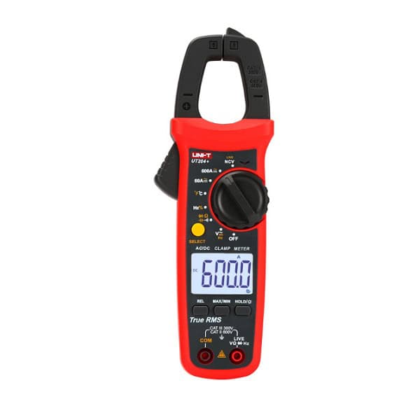 جهاز بنس قياس كلامب ميتر ديجيتال 600 امبير AC DC يوني تي UNI-T UT204+