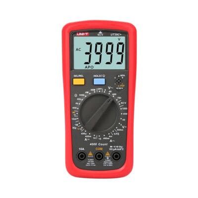 جهاز أفوميتر ديجيتال 1000 فولت مع قياس الحرارة يوني تي UNI-T UT39C