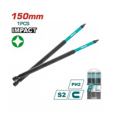 سن مفك صليبة 150 × PH2 توتال