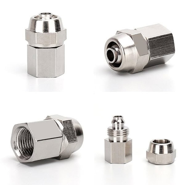 وصلة خرطوم معدن وصلة قلاووظ داخلي وصلة ميكانيكال ضغط 16 بار Metal Hose Fitting