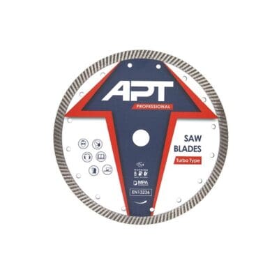 الماظة حوائط وخرسانة APT مقاس جافة تربو لقطع الخرسانة والطوب والحجر بكفاءة عالية، مناسبة للصاروخ وتوفر قطع سريع ودقيق.