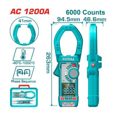بنسة امبير 1200 امبير AC ( كلامب ) توتال
