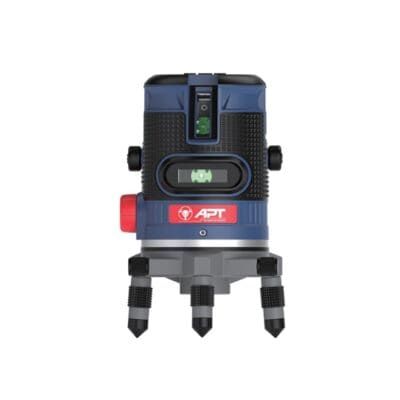 ميزان ليزر أخضر APT BEAM-G2 بخطين ومدى 30 متر لأعمال التشطيبات والقياسات الدقيقة.