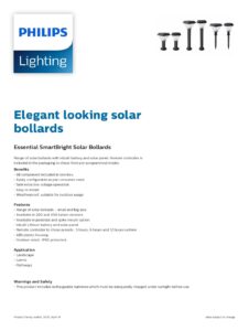 ⁦Smart Bright Solar Bollards⁩ - الصورة ⁦5⁩