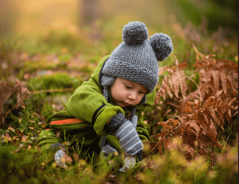 boy playing in the park