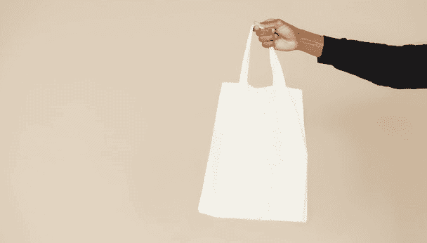Person Holding Tote Bag
