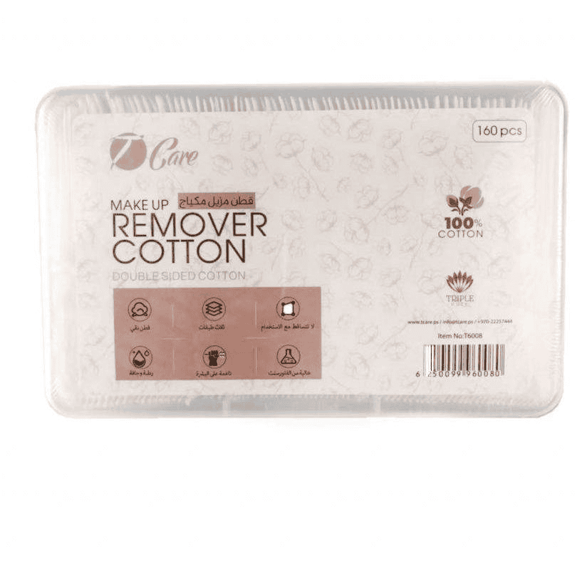 TC070000-1024x1024(1)(1) قطن تي كير ناعم على البشرة 160 قطعة - الصورة 1