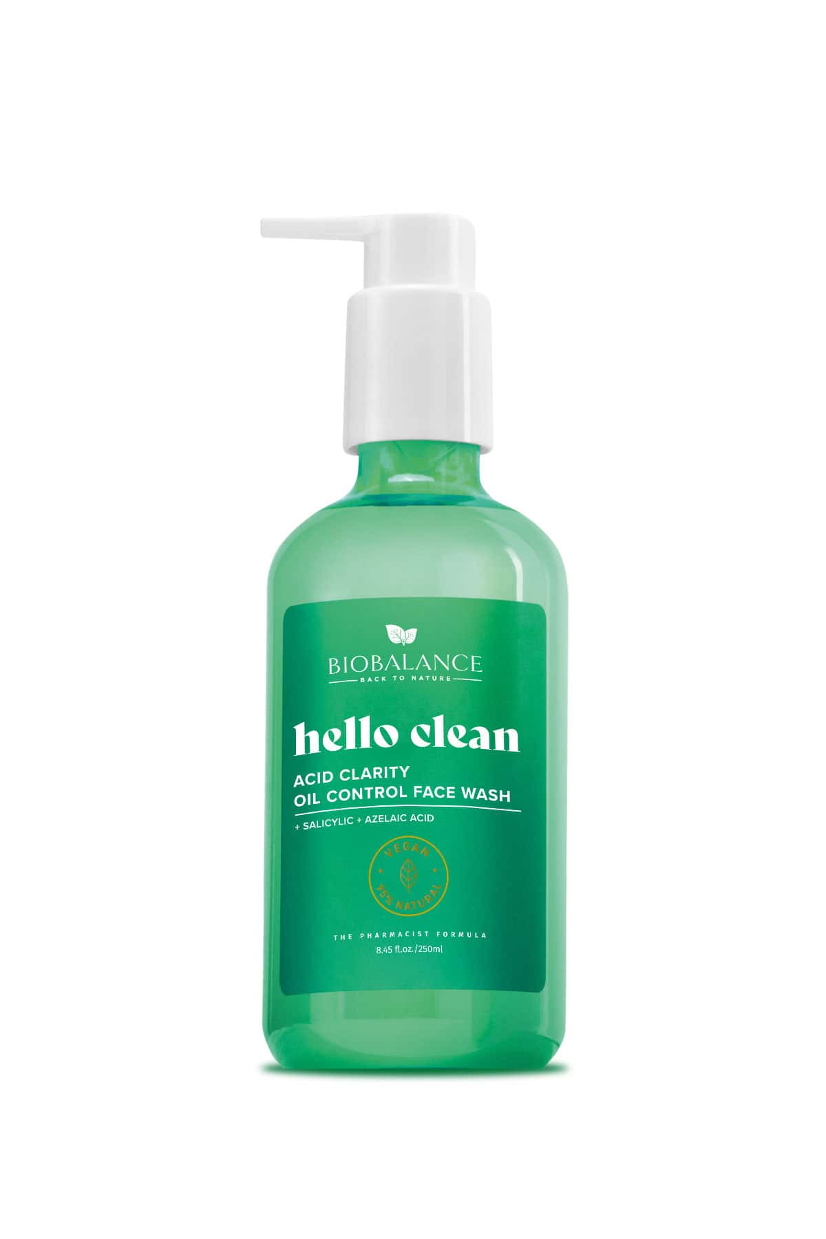 hello-clean-acid-clarity-oil-control-face-wash109d21a8-8221-4134-b33b-f0479900c15f غسول هيلوكلين بيوبالانس مع ازيليك اسيد للبشرة الدهنية و المختلطة - الصورة 1