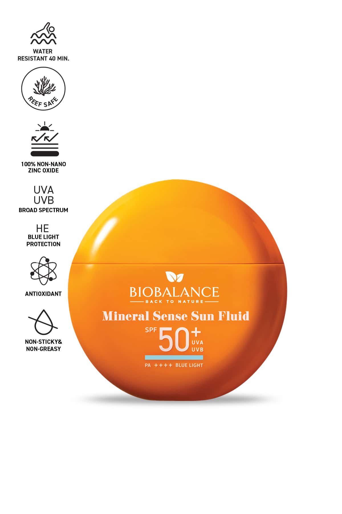 mineral-sense-sun-fluid-spf-50pluscd66e05f-e69c-4f4b-acef-1e5cd905d9b5 واقي شمس سائل مناسب لجميع أنواع البشرة حتى الحساسة - الصورة 1