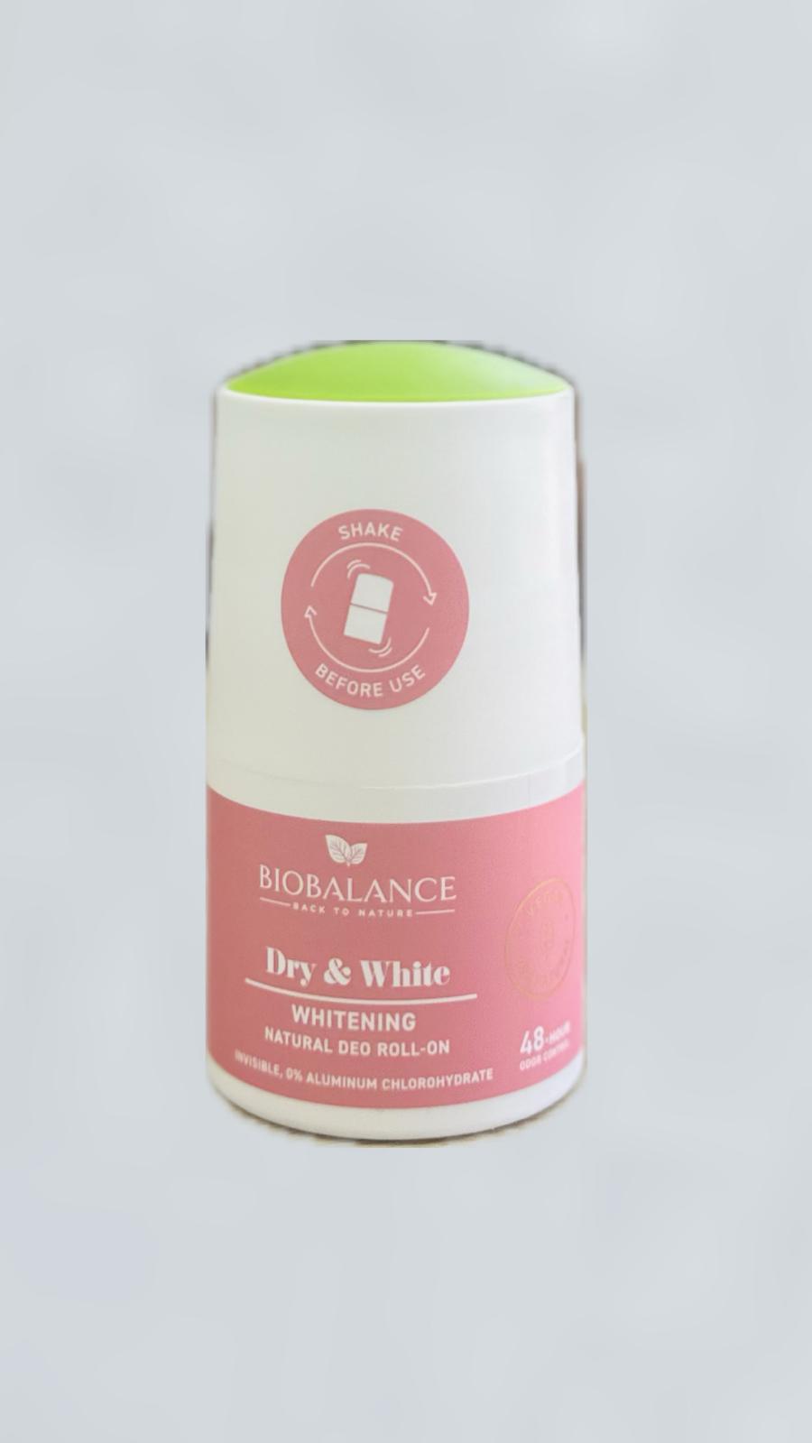 dry2 مزيل عرق بيوبالانس مع تفتيح دراي آند وايت - الصورة 1