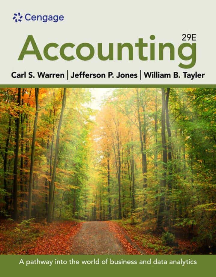 Accounting (29th Edition) - Warren/Jones/Tayler - eBook