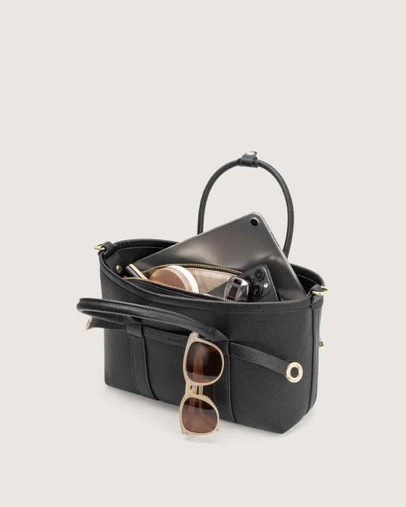 1 (91) شنطة أرجوان النسائية عملية باللون الأسود - الصورة 1