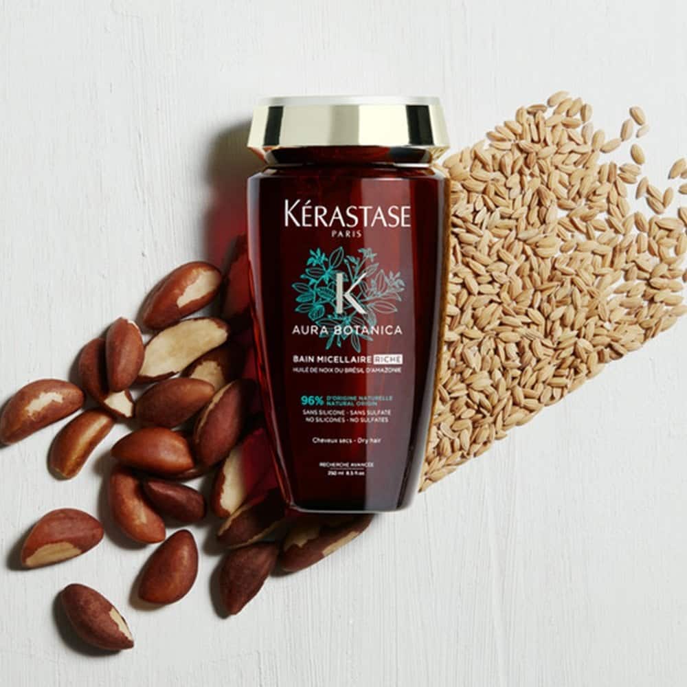 Kérastase AURA BOTANICA Bain Micellaire Riche Shampoo-3 شامبو أورا بوتانيكا للشعر الجاف كريستاس - الصورة 1
