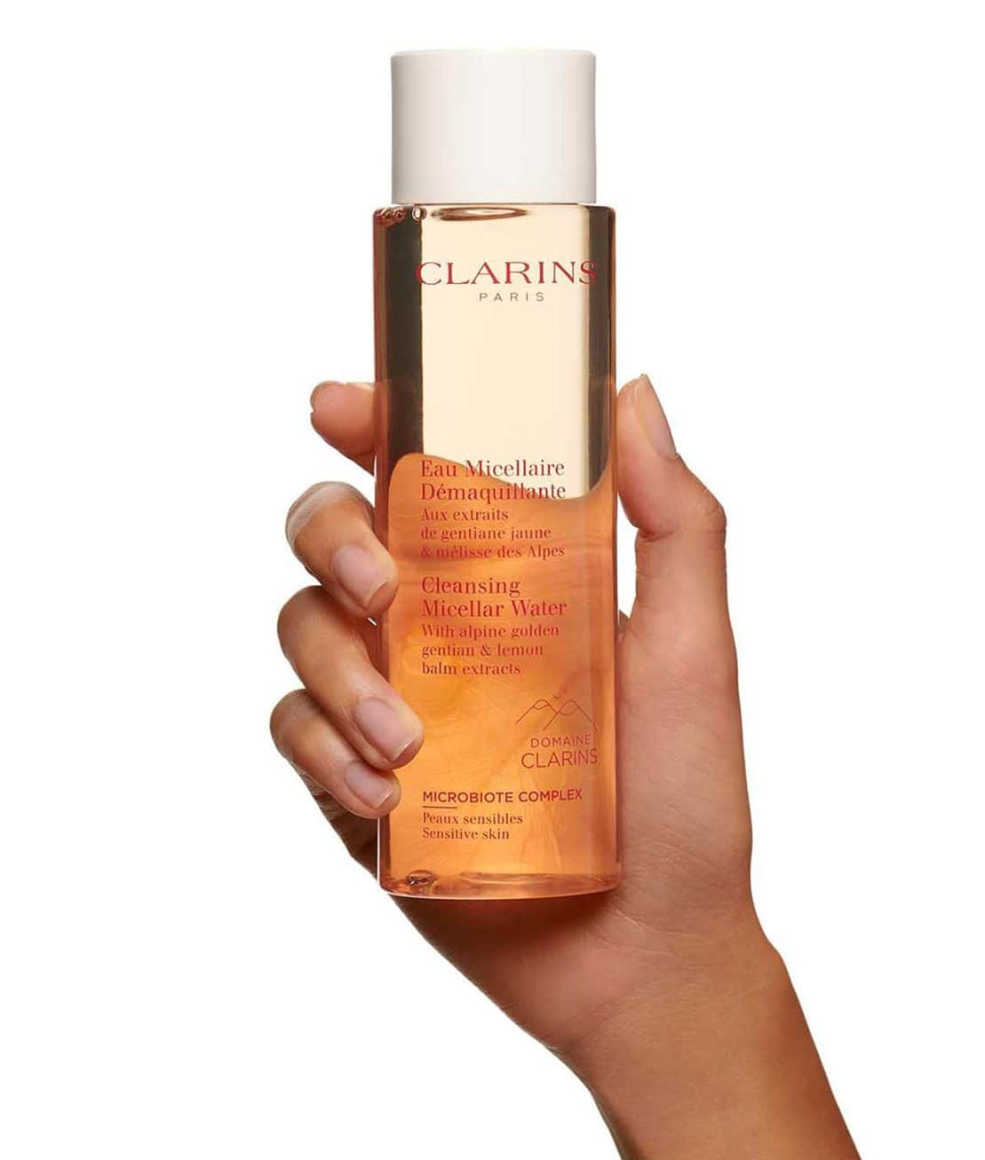 Clarins Cleansing Micellar Water with Alpine Golden Gentian & Lemon Balm ماء ميسيلار منظف من كلارنس - الصورة 1