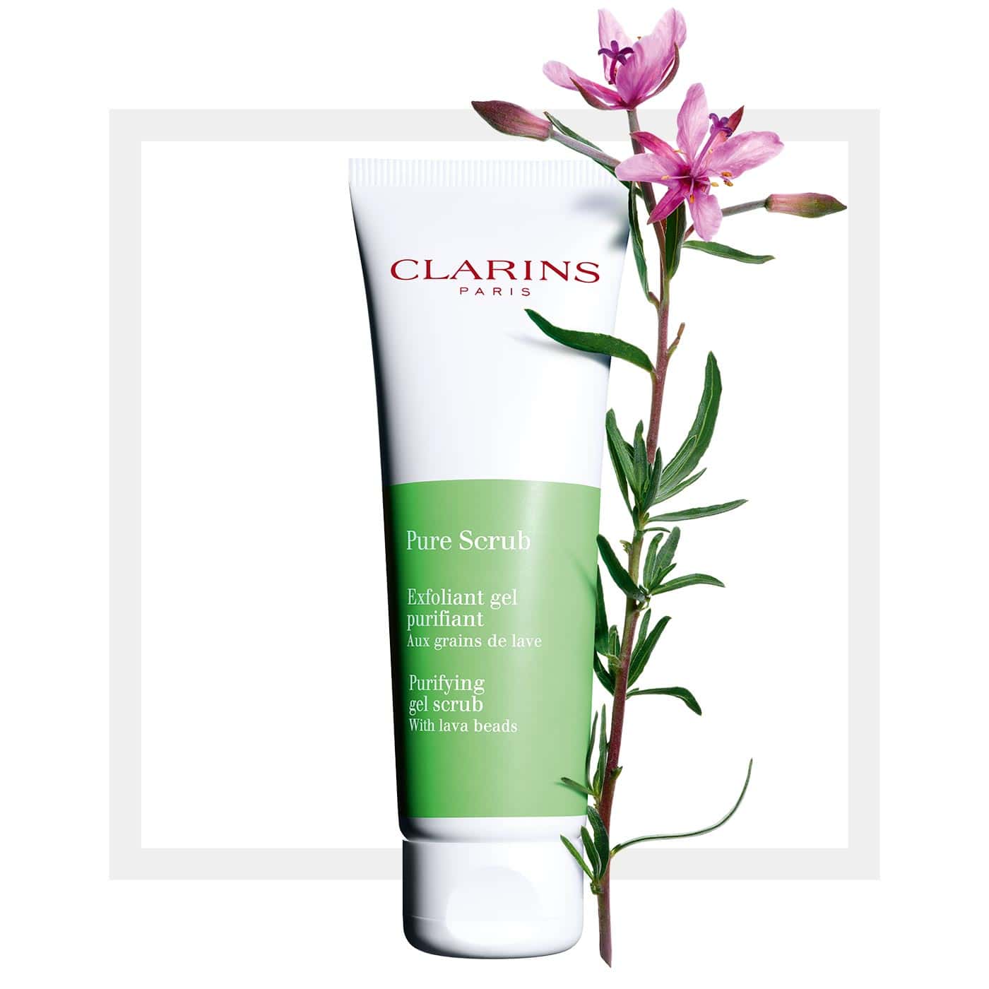 Clarins Pure Scrub Purifying Gel Scrub جل مقشر ومُنقي للوجه كلارنس - الصورة 1