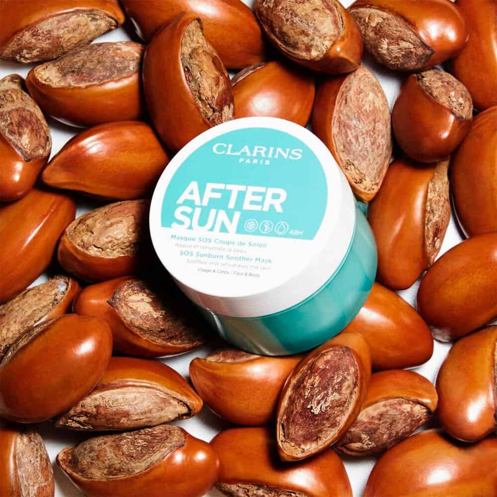 Clarins After Sun Sos Sunburn Soother Mask ماسك مسكن للحروق الشمس للوجه الجسم من كلارنس - الصورة 1