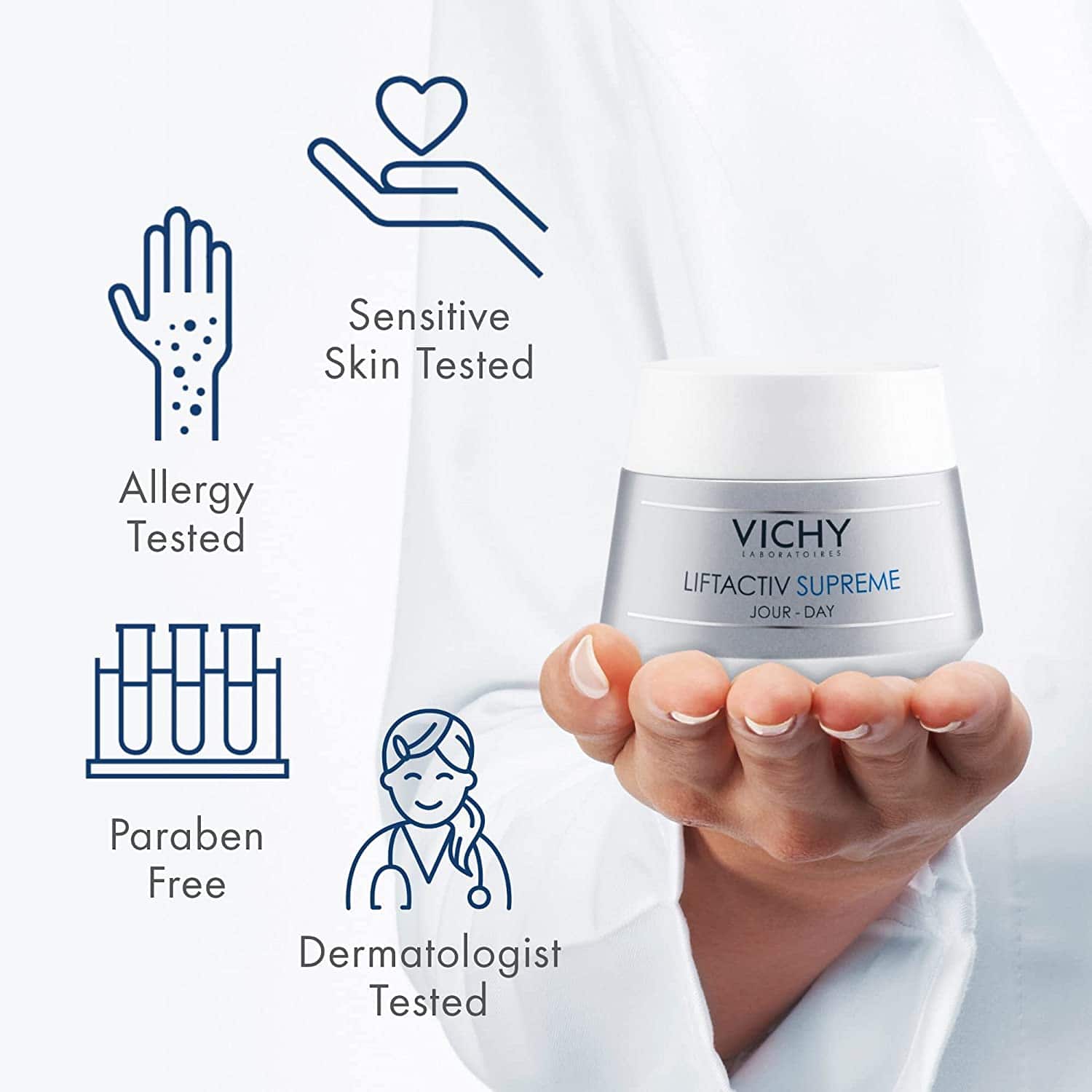 Vichy Liftactiv Supreme Normal to Combination Skin-2 كريم ليفت اكتيف سوبريم للبشرة العادة والمختلطة من فيتشي - الصورة 1