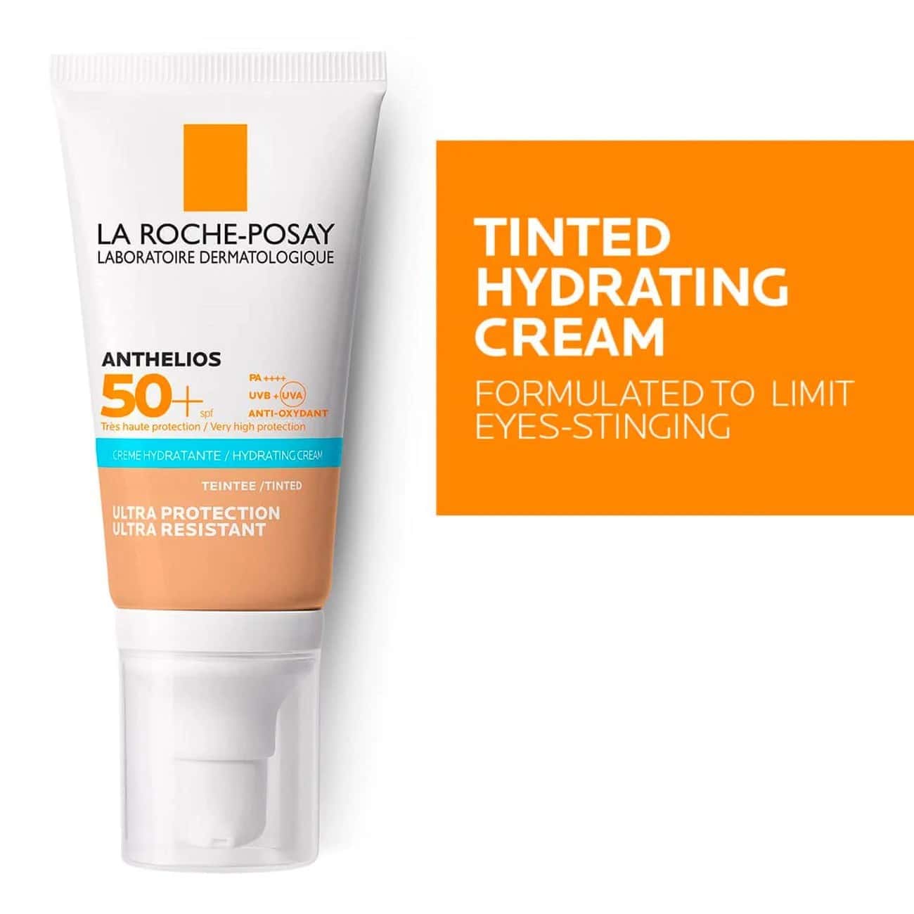 La Roche-Posay Anthelios Hydrating Cream Tinted Spf50 واقي الشمس أنثيليوس مرطّب ملونّ SPF50+ من لاروش بوزيه - الصورة 1