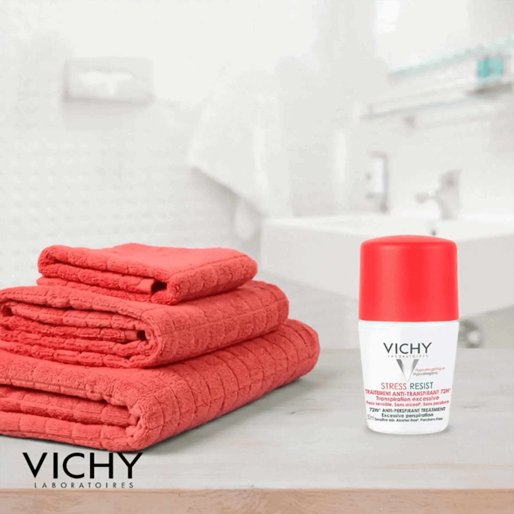 Vichy Stress Resist 72h Treatment مزيل العرق ستريس ريزيست 72 ساعة من فيشي - الصورة 1