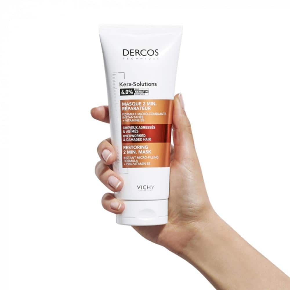 Vichy Dercos Kera-Solutions Masque 2min. Réparateur ماسك كيرا سوليوشن دقيقتين فيشي كيرا سوليوشن - الصورة 1