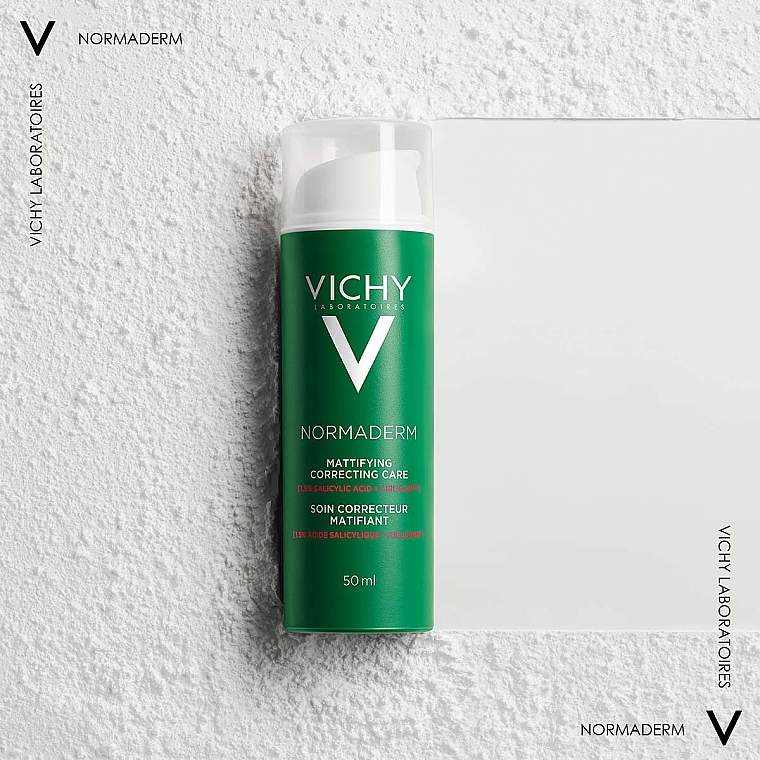 Vichy Normaderm Mattifying Anti-Imperfections Correcting Care كريم نورماديرم للبشرة الدهنية من فيشي - الصورة 1