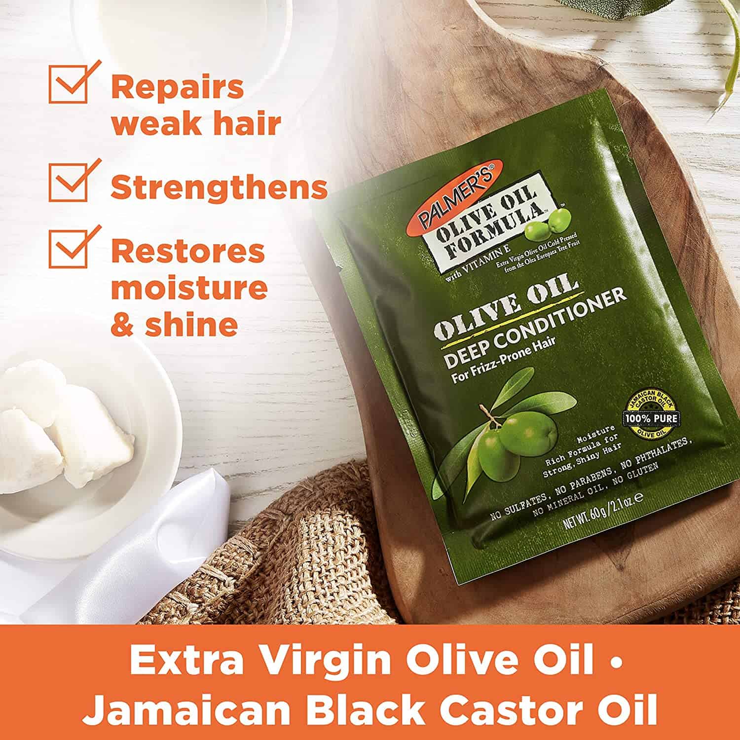 Palmer's Olive Oil Formula Deep Conditioner بلسم عميق بزيت الزيتون من بالمرز - الصورة 1