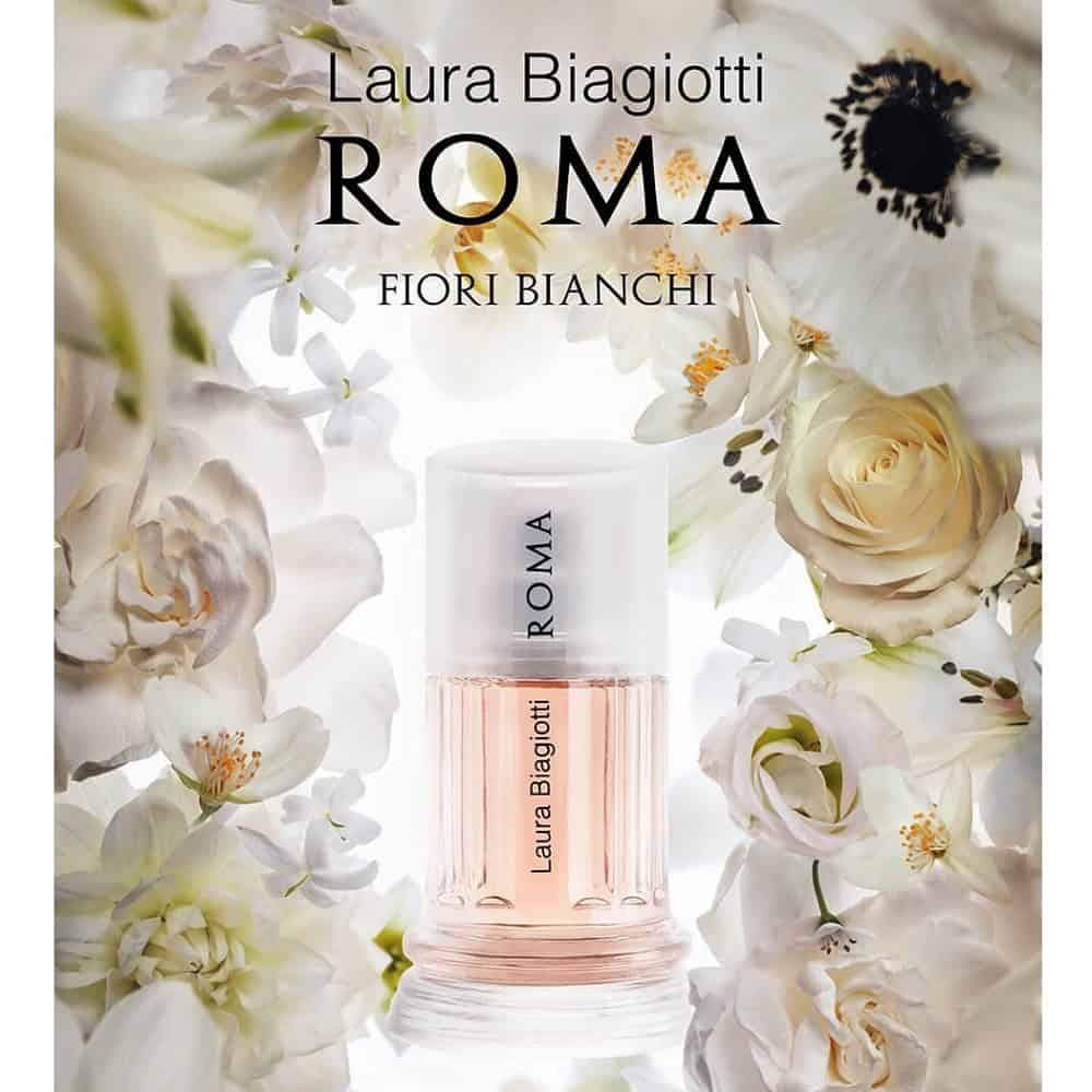 Laura Biagiotti Roma Fiori Bianchi2 عطر روما فيوري بيانشي من لورا بياجوتي - الصورة 1