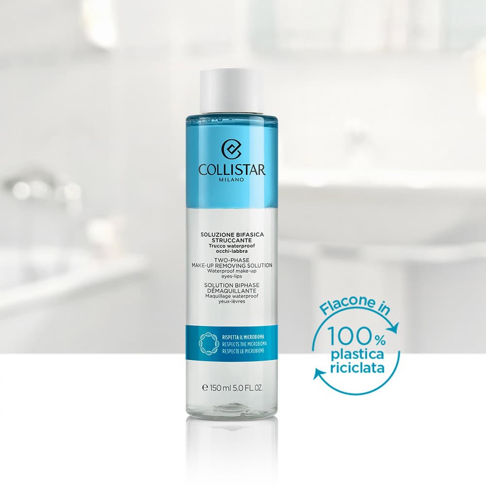 Collistar Two-Phase Make-up Removing Solution مزيل مكياج مزدوج التركيبة للعيون والشفاه من كوليستار - الصورة 1