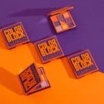 باليت كولر بلوك اوبسيشن (ارجواني وبرتقالي) من هدى بيوتي