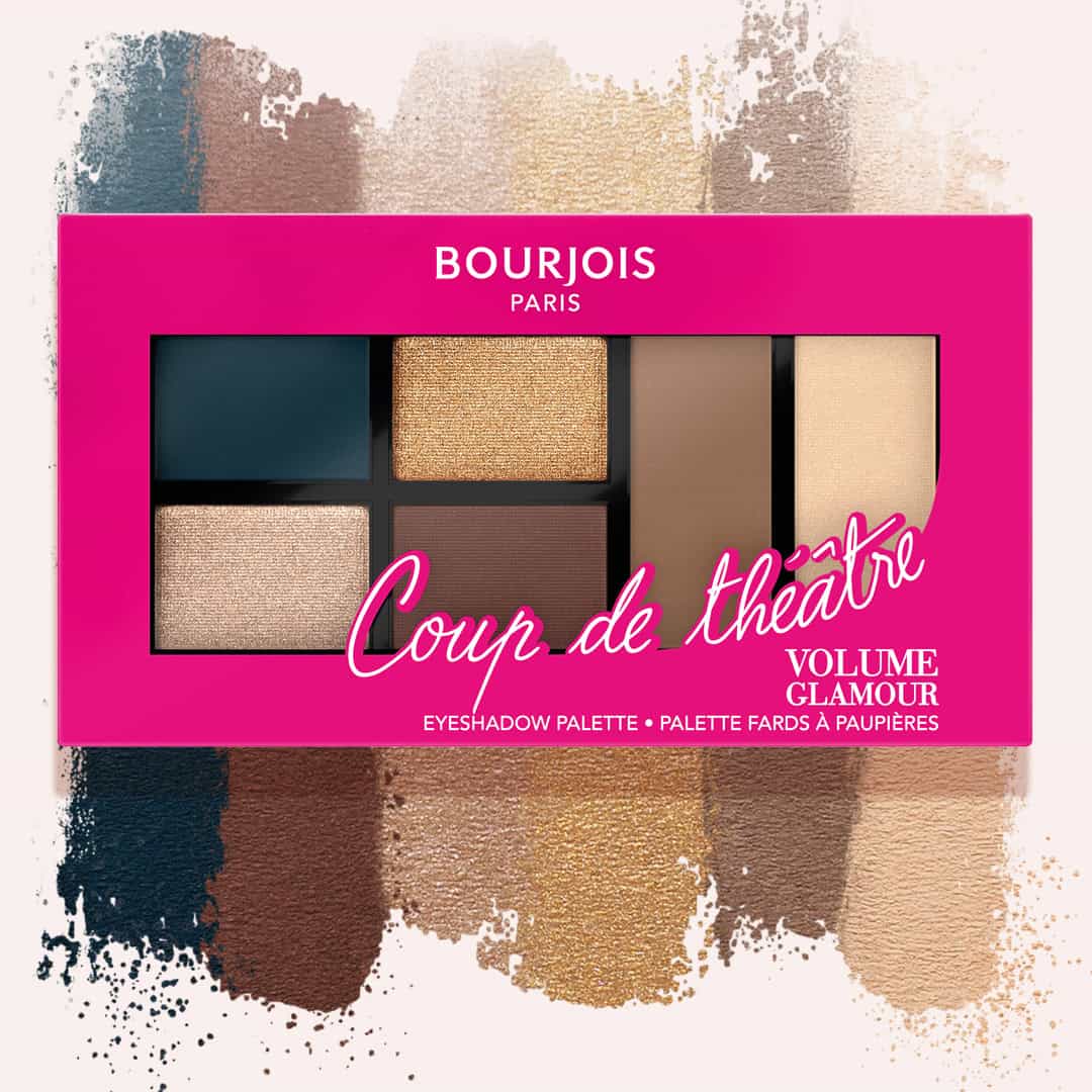 Bourjois Coup de theatre Eyeshadow Palette 002 باليت ظلال عيون كوب دي تياتر من فوليوم جلامور بورجوا - الصورة 1