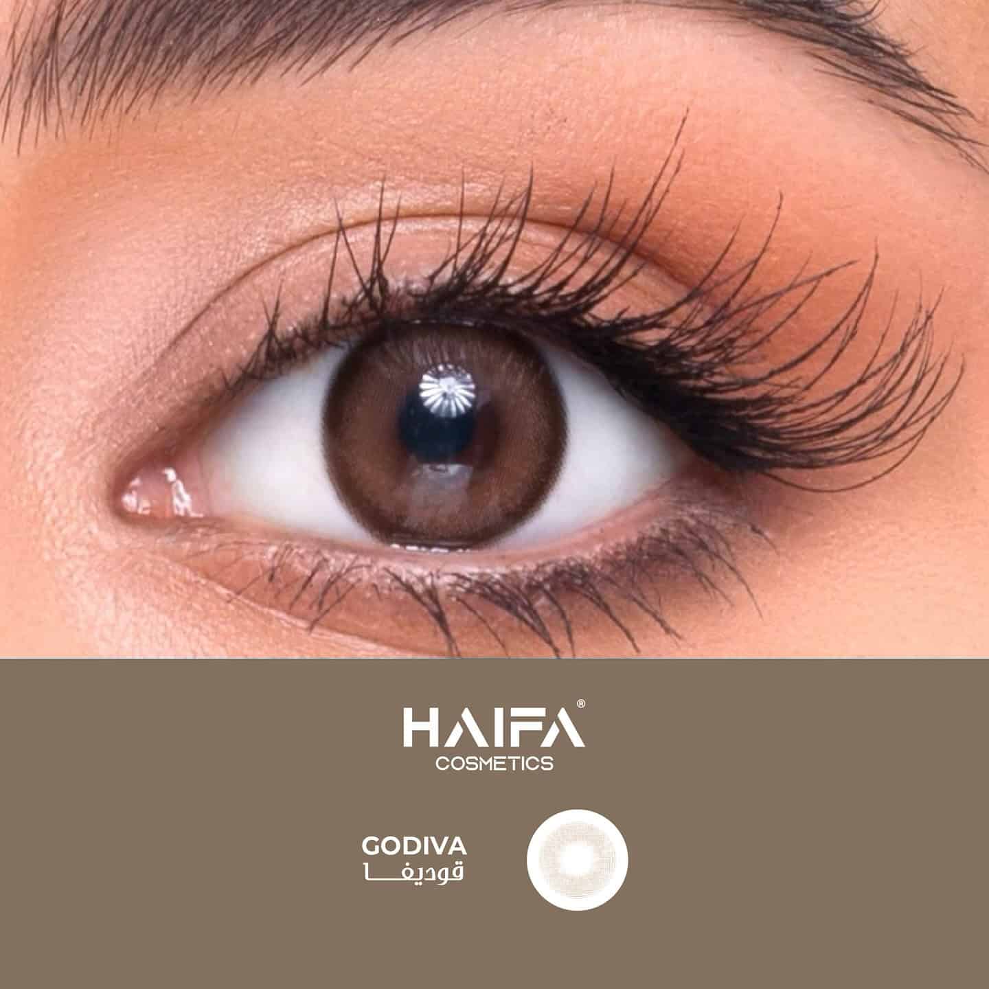 Haifa Cosmetics Contact Lenses Godiva عدسات قوديفا من هيفاء كوزمتك - الصورة 1