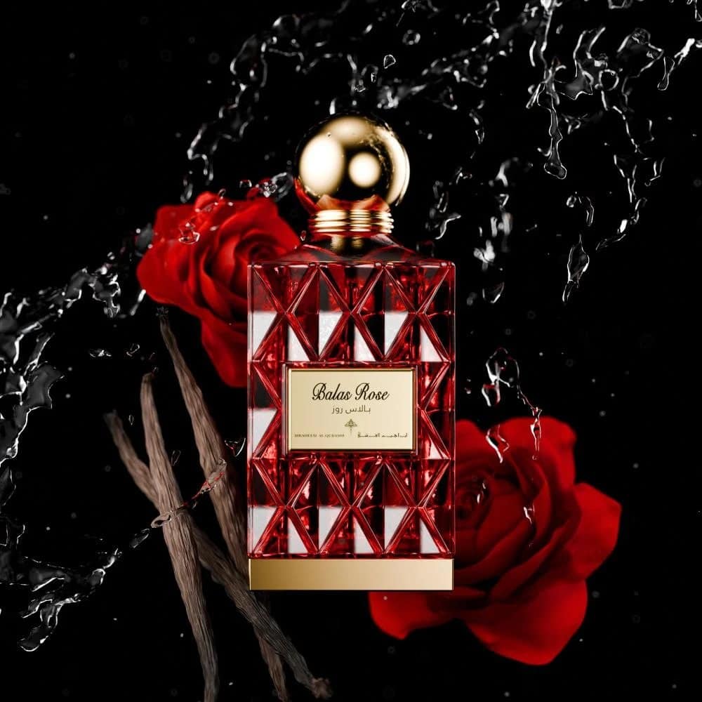 Ibrahim AlQurashi Balas Rose عطر بلاس روز من ابراهيم - الصورة 1