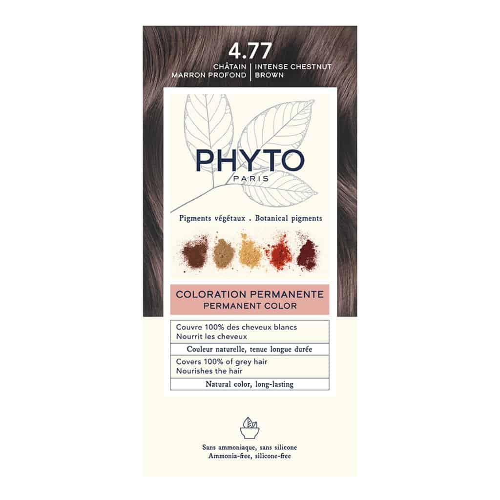 Phyto PhytoColor 4.77 Brown Chestnut Intense صبغة الشعر فيتو كولور 4.77 بني كستنائي انتنس - الصورة 1
