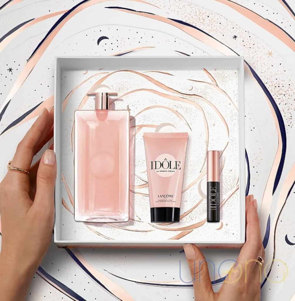 Lancôme Idôle Gift Set + Body Lotion + Idole Lash طاقم عطر آيدول وكريم للجسم وماسكارا من لانكوم - الصورة 1
