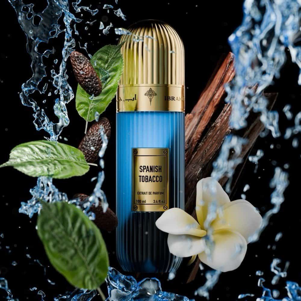 Ibraheem Al Qurashi Spanish Tobacco Extrait De Parfum عطر التوباكو الاسباني من ابراهيم القرشي - الصورة 1