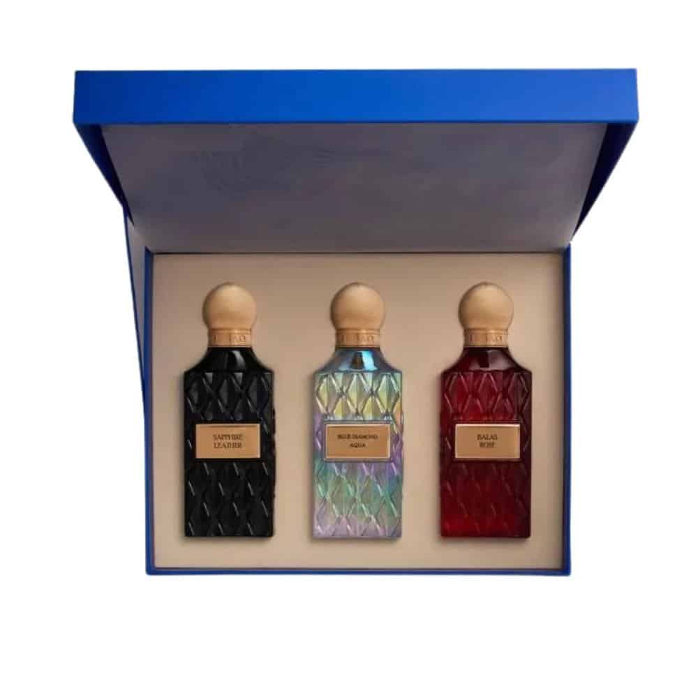Ibrahim Al Qurashi Diamond Collection Blue Box 3 In 1 عطر دايموند كولكشن بلو بوكس 3 في 1 من إبراهيم القرشي - الصورة 1