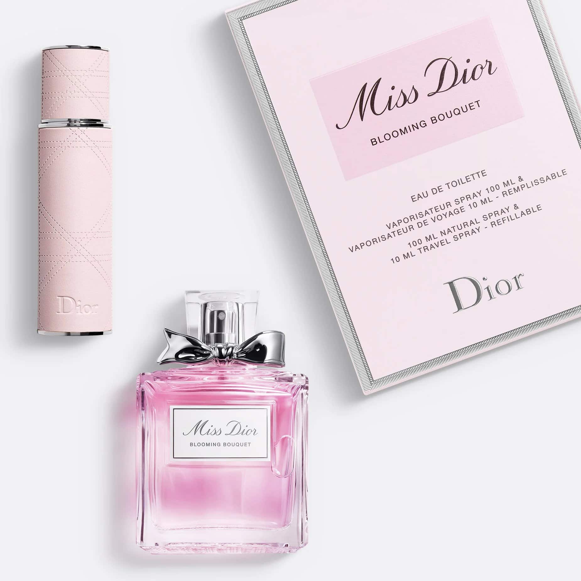 Miss Dior Blooming Bouquet Eau de Toilette + 10 Ml Set طاقم ميس ديور بلومينغ بوكيه + 10 مل - الصورة 1