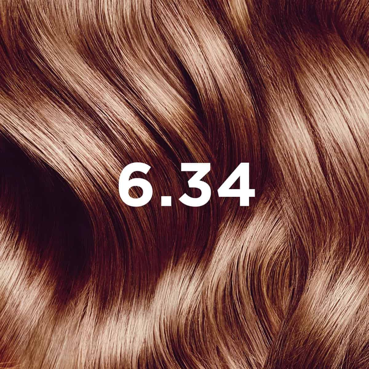 ⁦صبغة شعر فيتو كولور 6.34 أشقر نحاسي داكن مكثف⁩ - الصورة ⁦2⁩