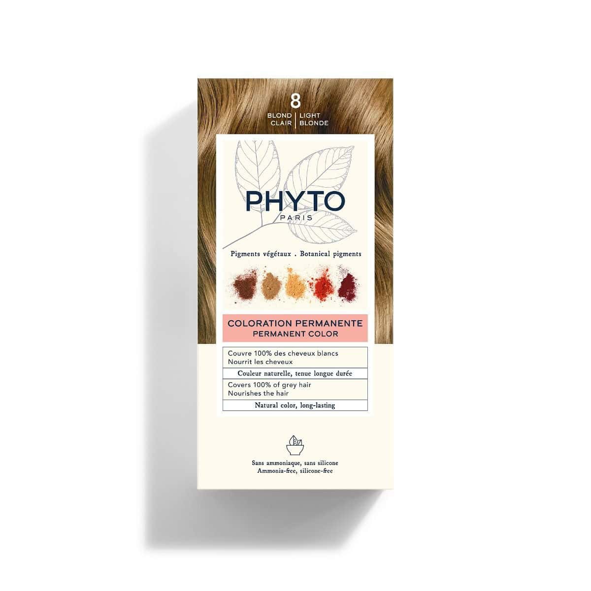 Phyto Phytocolor 8 Light Blonde صبغة الشعر فيتو كولور 8 أشقر فاتح - الصورة 1