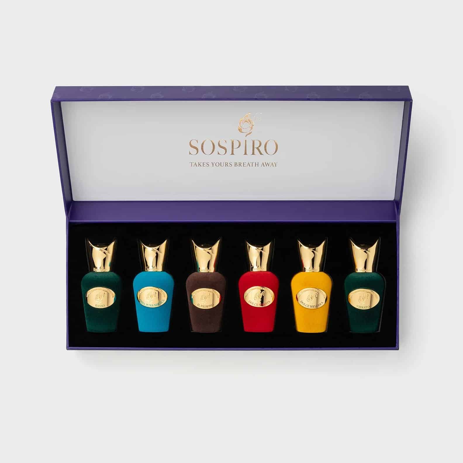 Sospiro Discovery Set Gift 6 x 15ML مجموعه سوسبيرو ديسكفري المصغرة 6 × 15 مل - الصورة 1