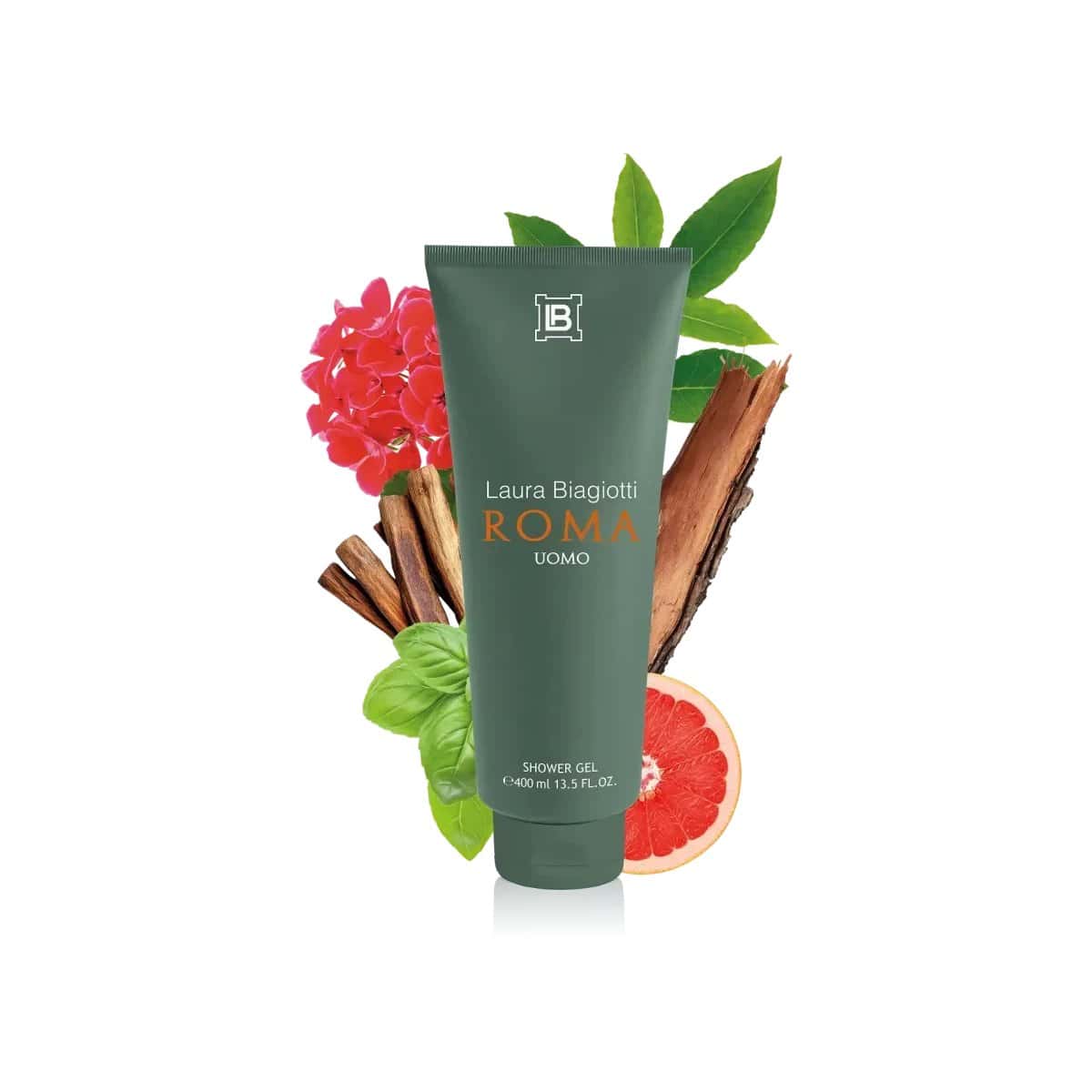 Laura Biagiotti Roma Uomo Shower Gel شاور جل روما الرجالي من لورا بياغوتي - الصورة 1