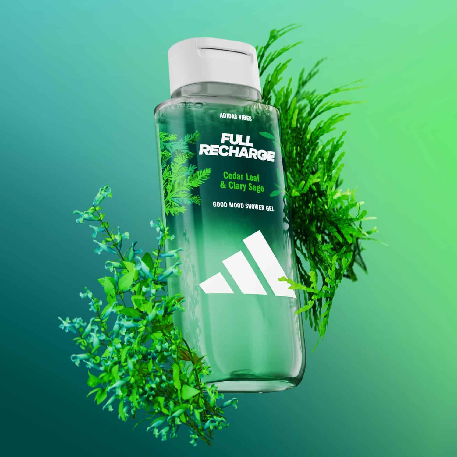 Adidas Vibes Full Recharge Shower Gel شاور جل فول ريتشارج من اديداس - الصورة 1
