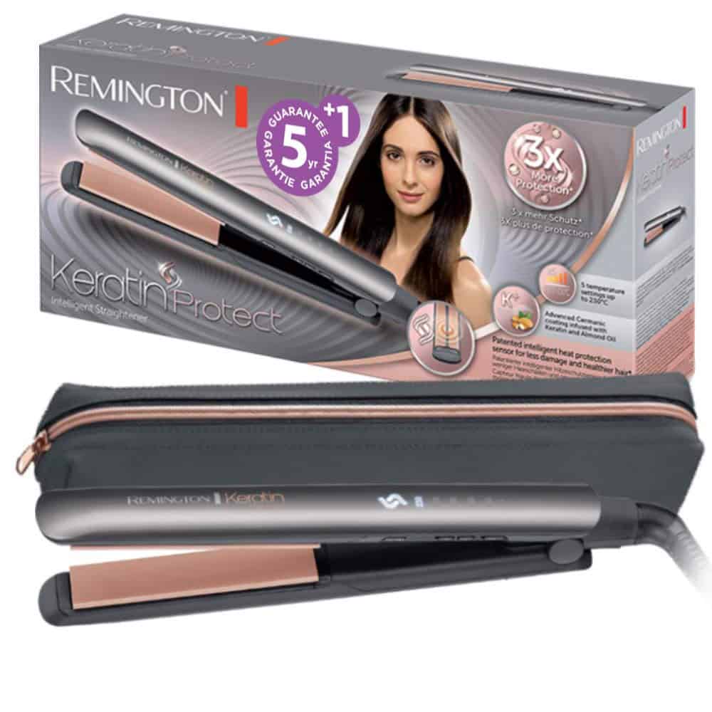 Remington Keratin Protect Straightener S8598 جهاز تمليس الشعر بالكيراتين S8598 من ريمينجتون - الصورة 1