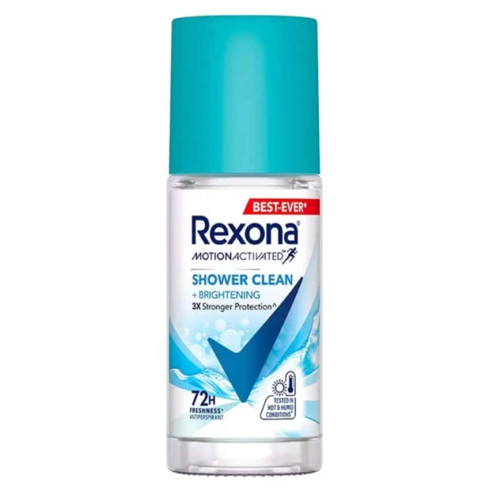Rexona Shower Clean Brightening Roll-On مزيل عرق رول شاور كلين برايتنينغ من ريكسونا - الصورة 1
