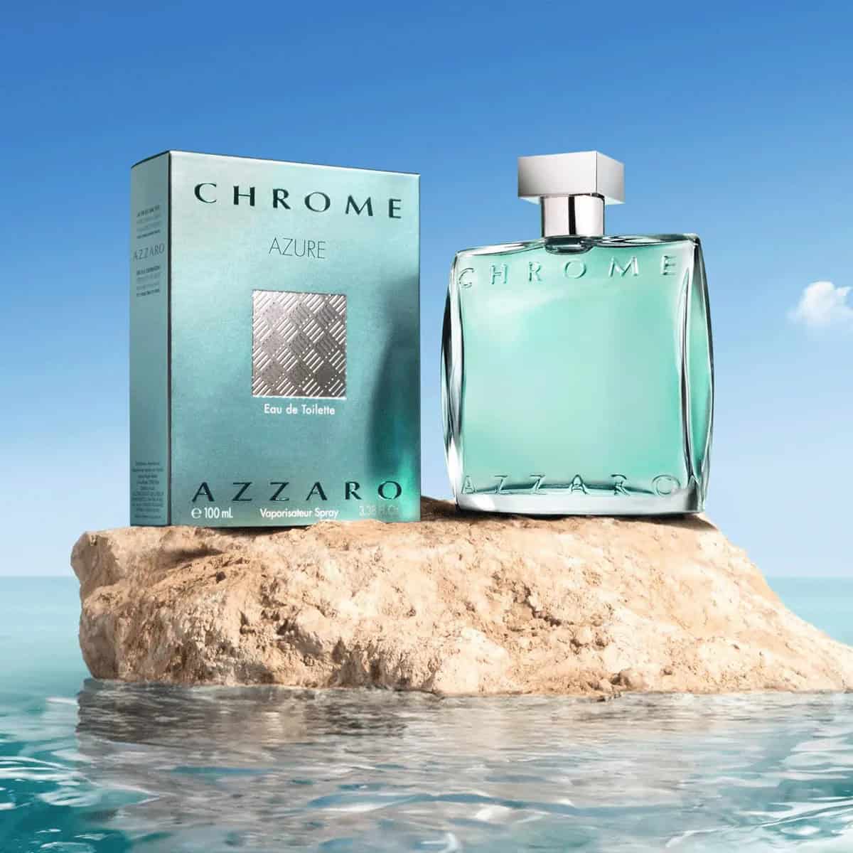 Azzaro Chrome Azure EDT عطر ازارو كروم ازور الرجالي او دو تواليت - الصورة 1
