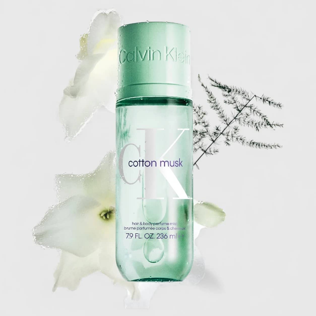 Calvin Klein Cotton Musk Hair & Body Mist معطر الجسم والشعر كوتون مسك من كالفن كلاين - الصورة 1