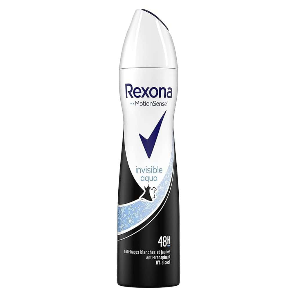 Rexona MotionSense Invisible Aqua Deodorant Spray مزيل عرق بخاخ إنفيزيبل أكوا من ريكسونا - الصورة 1